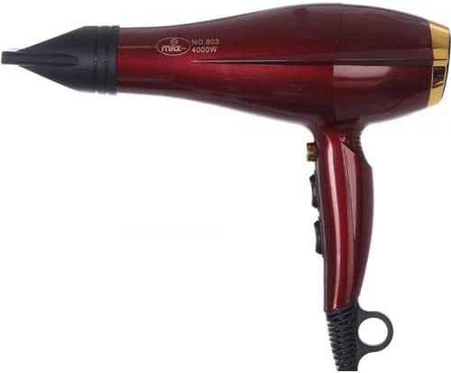 Max Hair Dryer, 4000 Watt, Red - 803