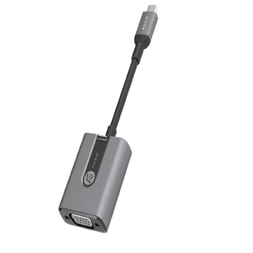 محول USB فئة C الى VGA ادم ايلمنتس كاسا V01 - رمادي