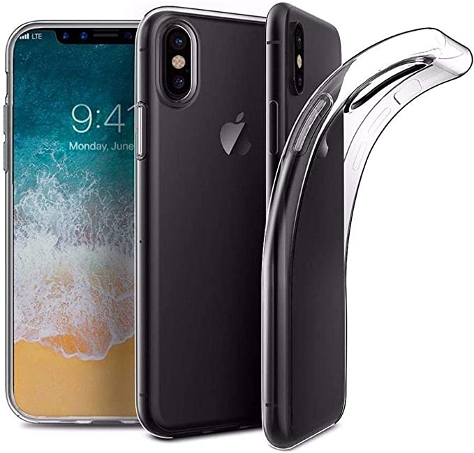 Apple IPhone X/XS (5.8) TPU Silicone Soft Thin Back Case For IPhone X/XS Clear Cover By Muzz