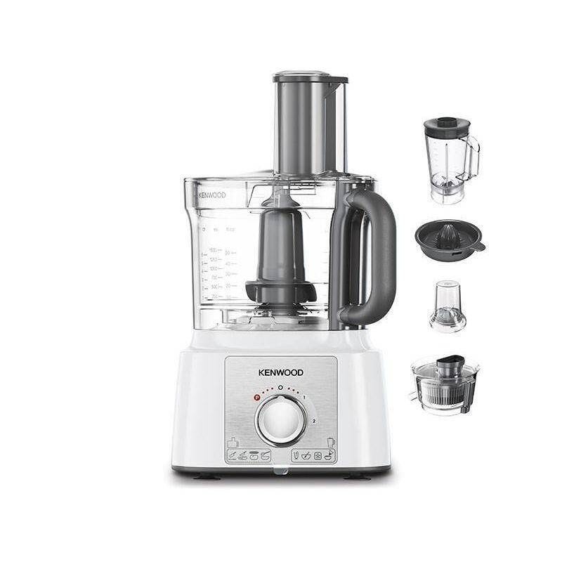 Kenwood Food Processor, 1000 Watt, White - FDP65.400WH