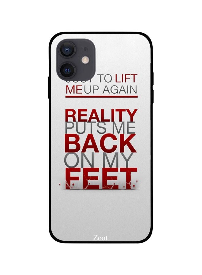 Zoot TPU Reality Back Feet Pattern Back Cover For IPhone 12