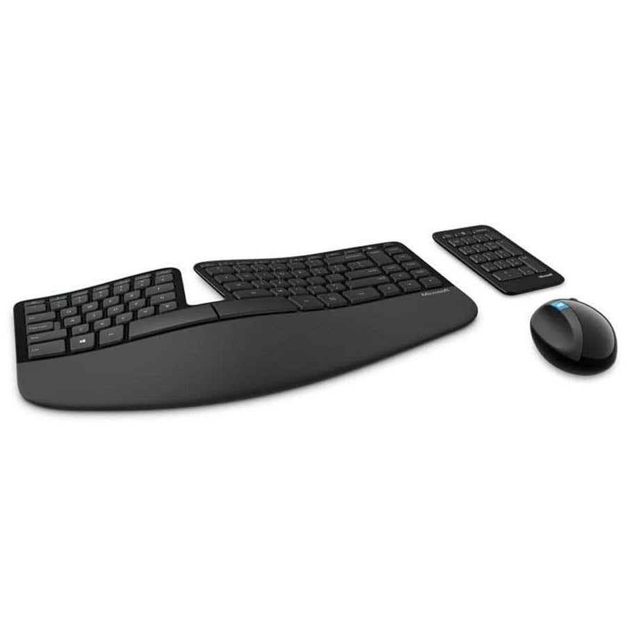 Microsoft Sculpt Keyboard, Numeric Keypad, and Mouse, Black - L5V-00018