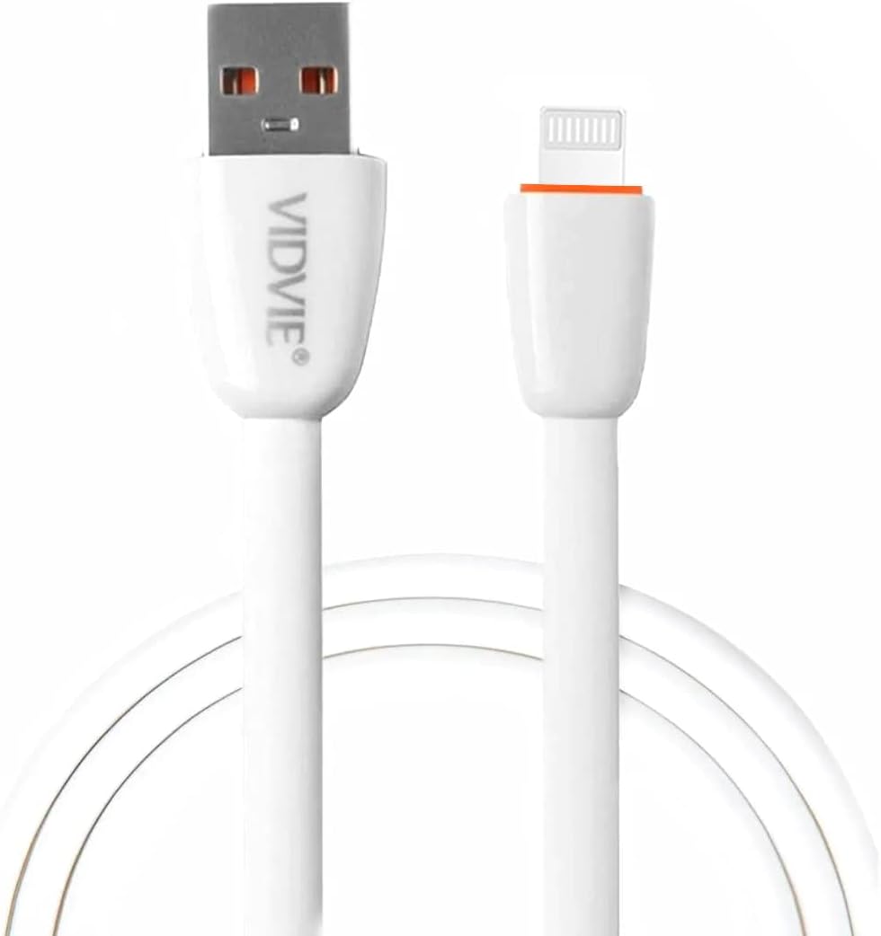 Vidvie CB411i Lighting Fast USB Charging Data Cable For iPhone - White