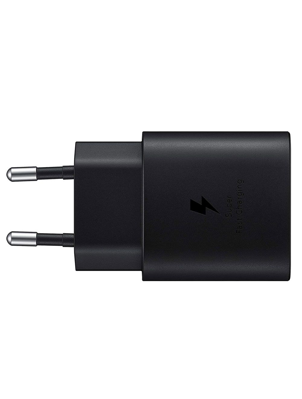 شاحن سامسونج، 1 منفذ USB-C، بقوة 25 وات، اسود - EP-TA800XBEGWW