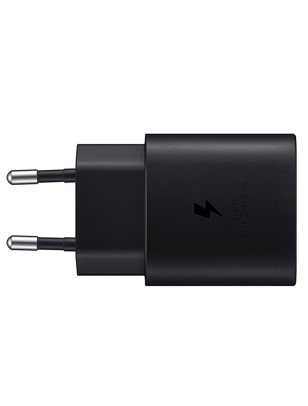 Samsung Wall Charger, 25 Watt, USB-C Port, Black - EP-TA800XBEGWW with USB Type-C to USB Type-C Cable, 1.8 Meters - EP-DX310JBEGWW