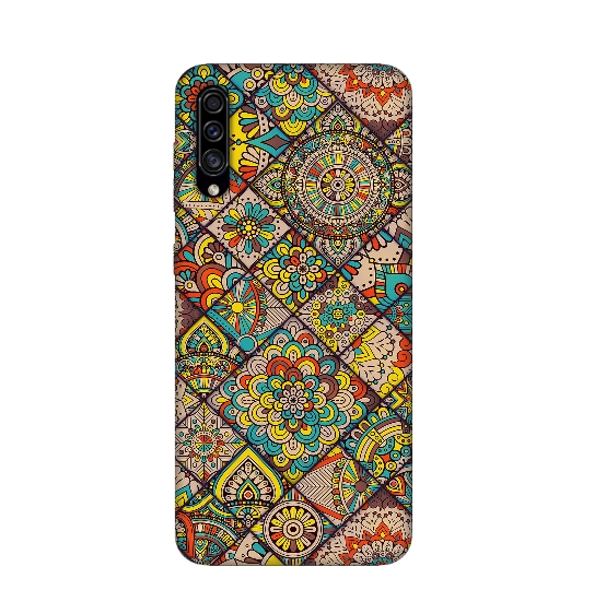 Silicone Art Pattern Back Cover For Samsung A30s