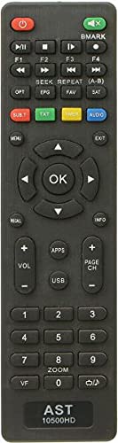 Remote Control For Astra 10500 Hd Receiver - A73070