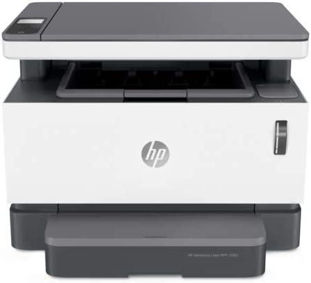 HP Neverstop Series Multifunction Laser Printer, White and Grey - MFP 1200n