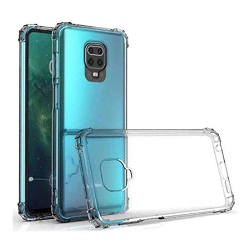 Stratg Gorilla Back Cover for Xiaomi Redmi Note 9S and Note 9 Pro Max - Transparent