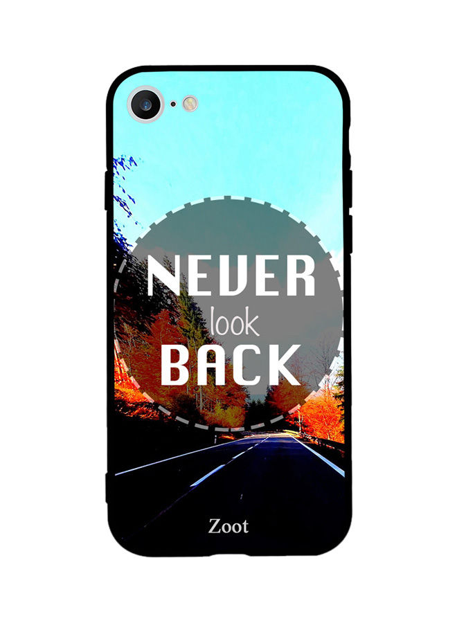 جراب ظهر بطبعة عبارة Never Look Back لابل ايفون 6S
