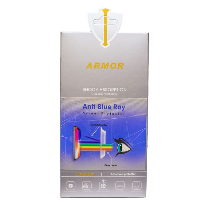 شاشة لحماية العين من اشعة الهاتف ارمور لاوبو A74 - شفاف