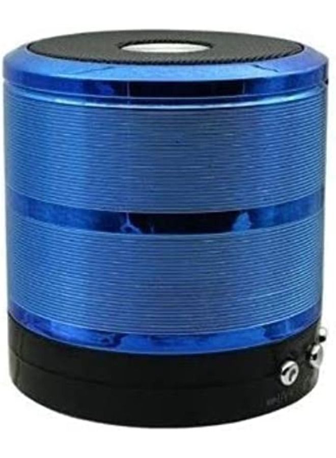 WS-887 Mini Wireless Speaker- Blue