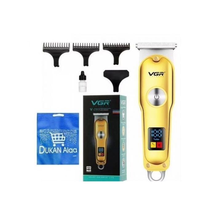 VGR Rechargeable Hair Clipper, Gold - V-290, with Gift Bag