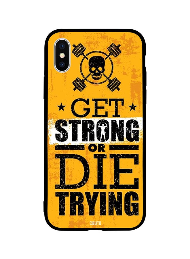 Get Strong Printed Back Cover for Apple iPhone XS