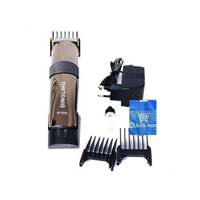 Rechargeable Hair Shaver, Gold- RF-609C, with Gift Bag