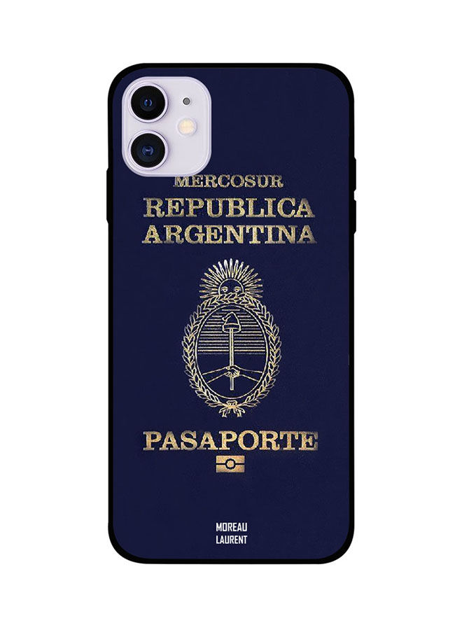 Argentina Passport Printed Back Cover for Apple iPhone 11