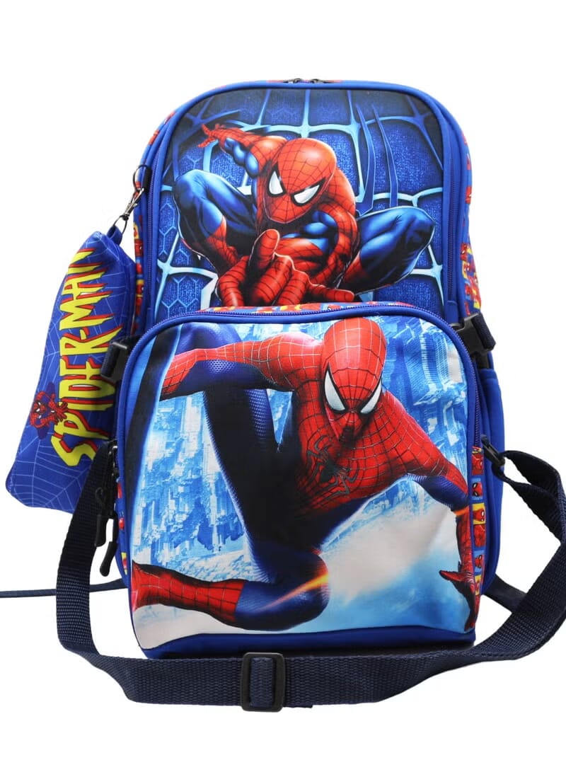 Spiderman school bag and lunch box discount