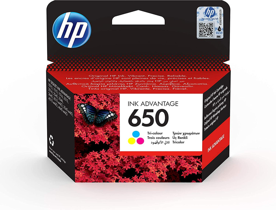 HP 650C Ink Cartridge, Multicolor - CZ102AE