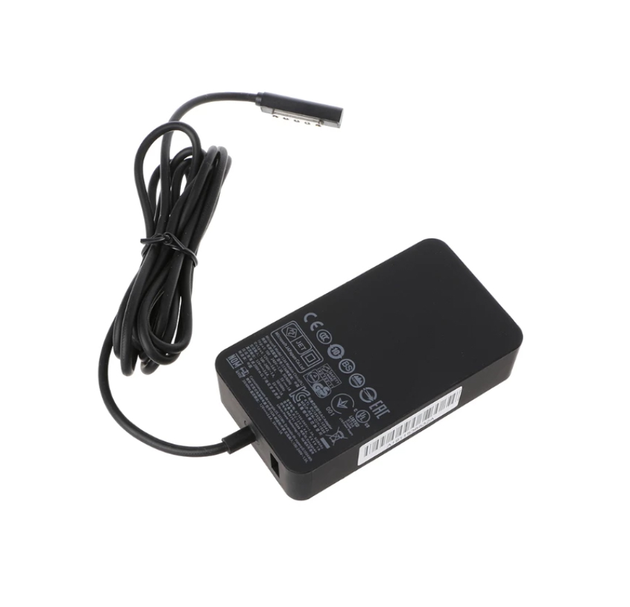 Microsoft Laptop Charger for Microsoft Laptops, 3.6A - Black