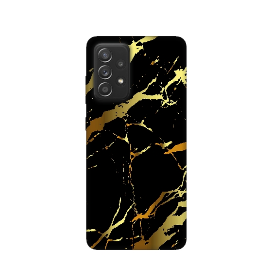 Marble Gold Black Printed Back Cover for Samsung Galaxy A13 Lite