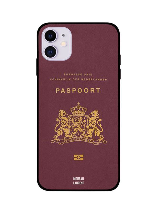 Netherlands Passport Printed Back Cover for Apple iPhone 11