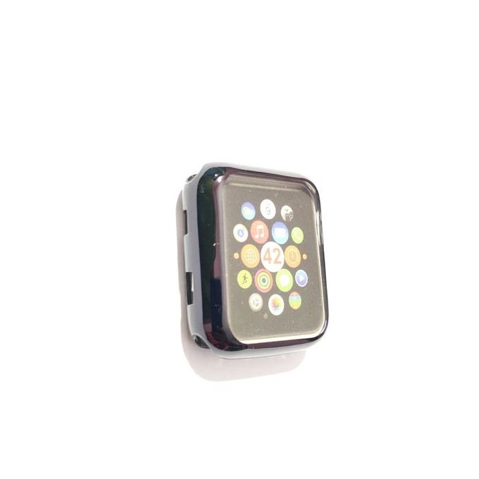 Silicone Cover for Apple Watch Series 1, 2, 3, 42 mm - Black