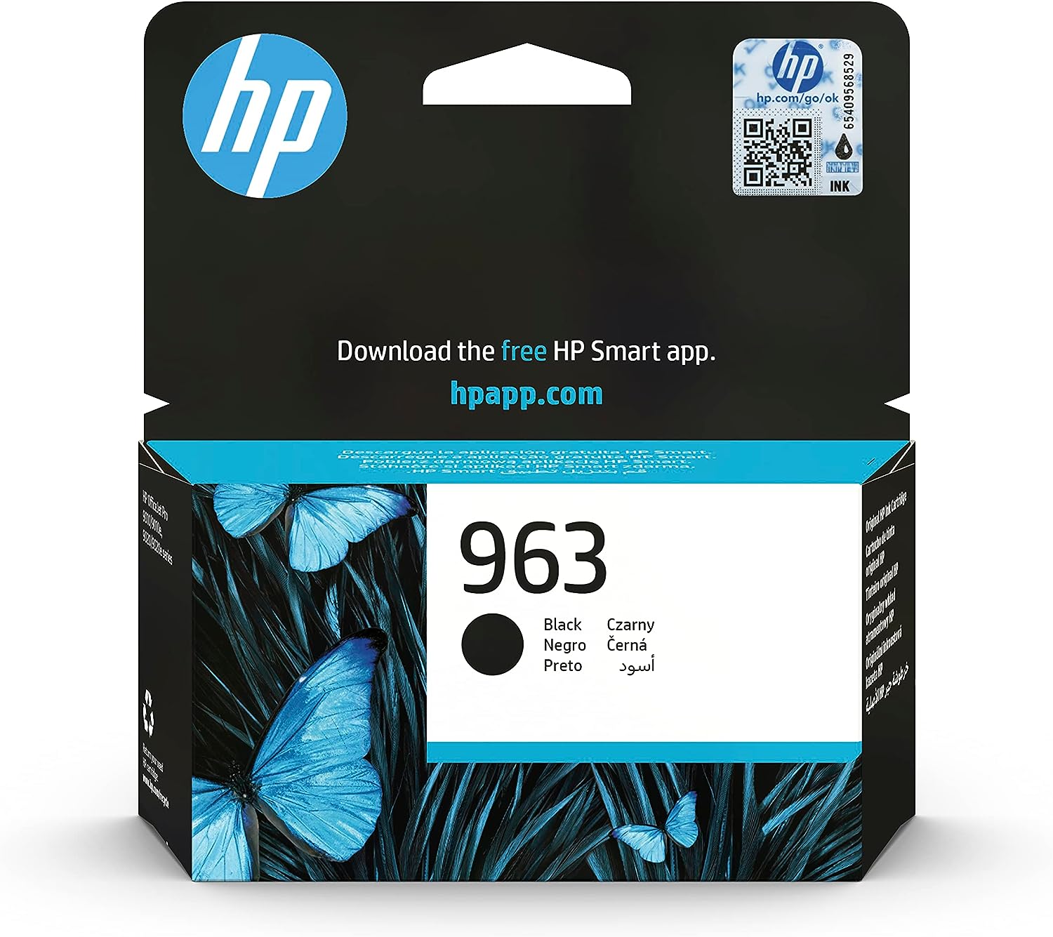 HP 963 Ink Cartridge for HP Printers, Black - 3JA26AE
