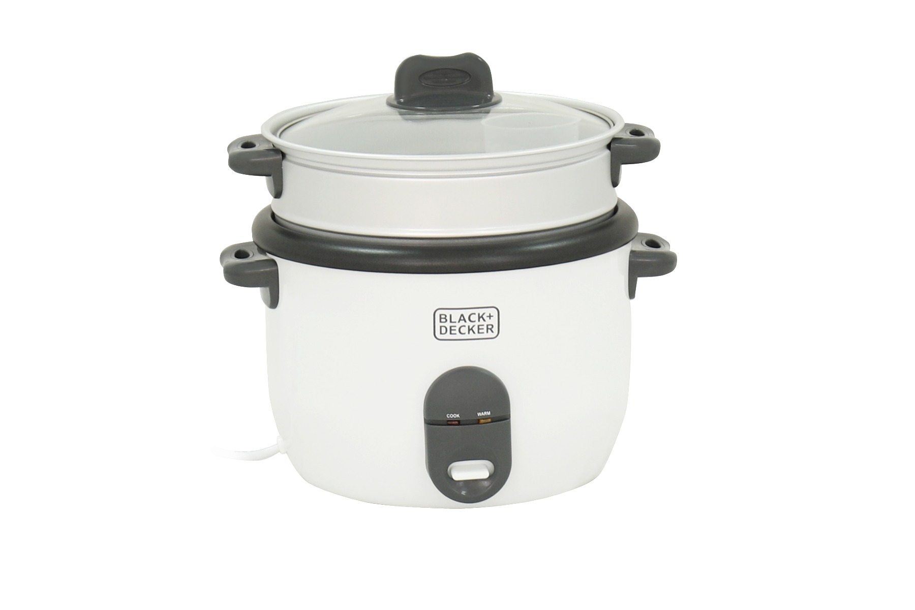 Black Decker Rice Cooker 1.8 Liter 700 Watt White RC1860 Best price in Egypt B.TECH