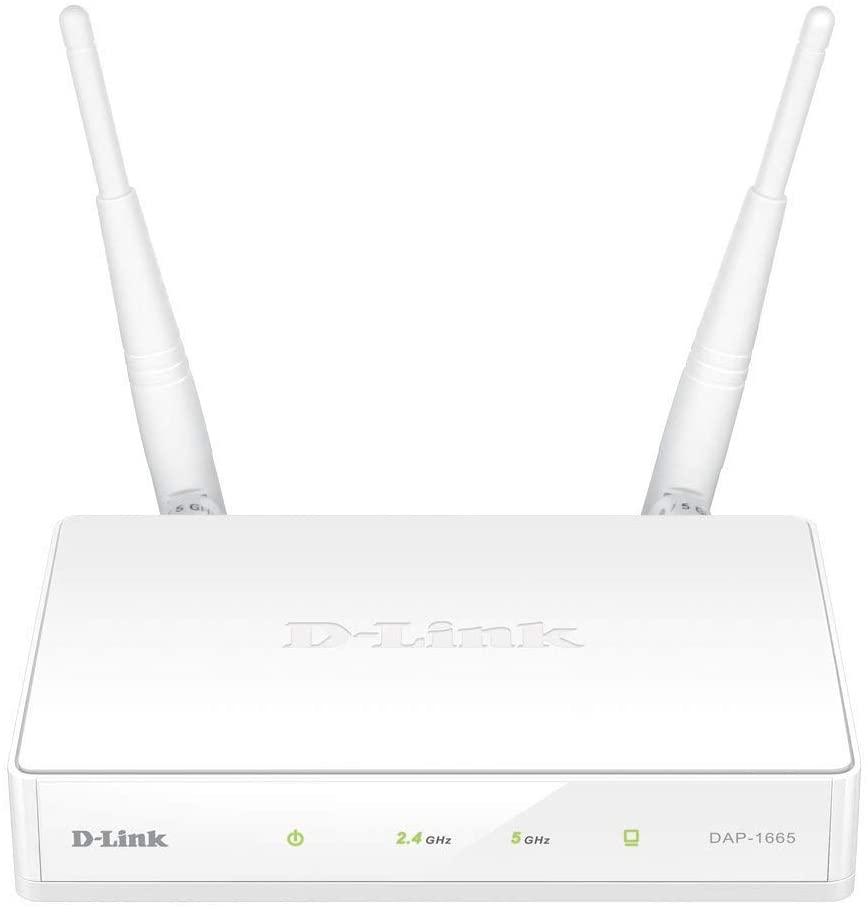 D-Link AC1200 Wireless Dual Band Access Point, White- DAP-1665