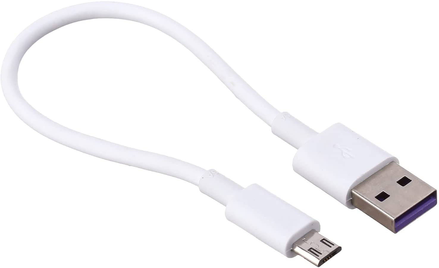 Keendex Micro USB Charging Cable Cable, 10Cm, White- Kx2395