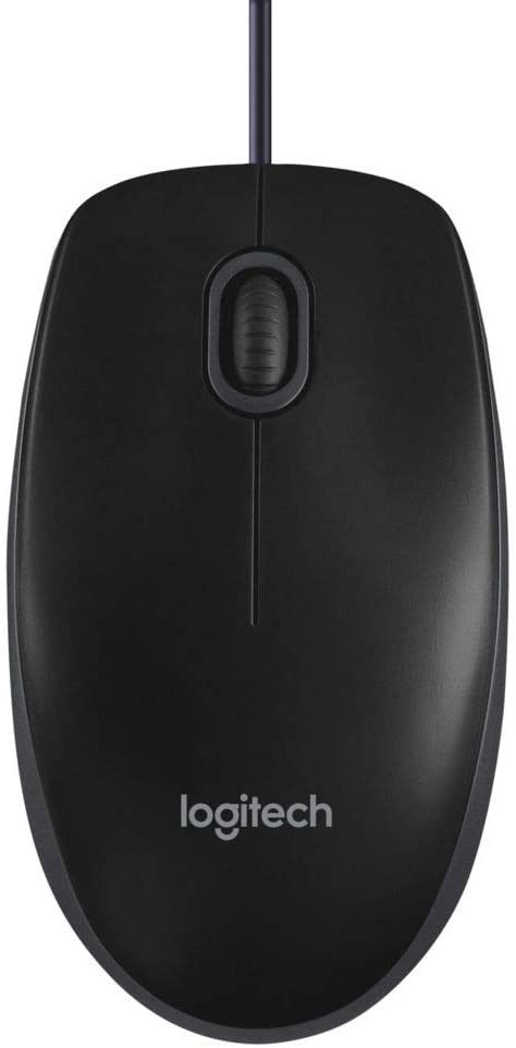 Logitech M90 Optical Wired Mouse - Black