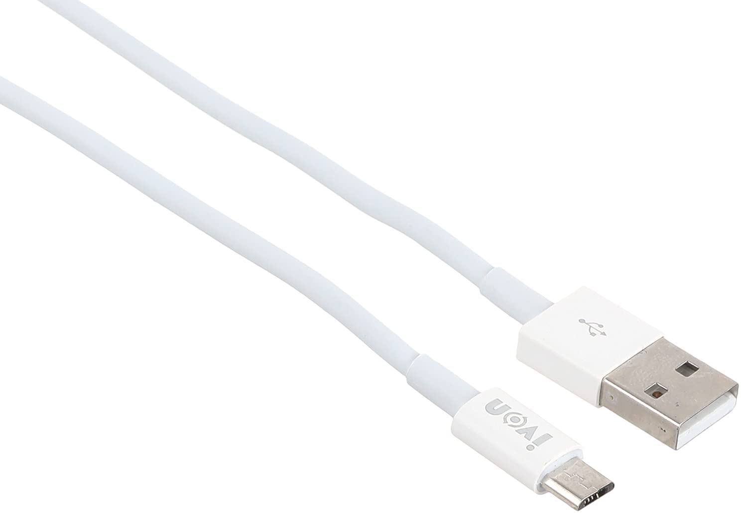Ivon Micro USB Charging Cable, 2 Meters, White- Kx2149