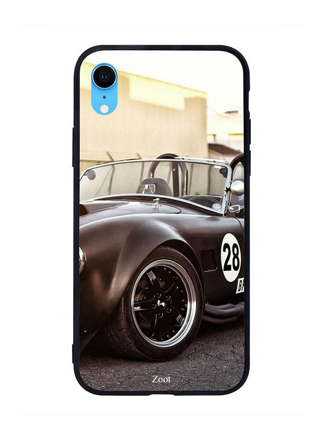 Black Racer Printed Back Cover for Apple iPhone XR