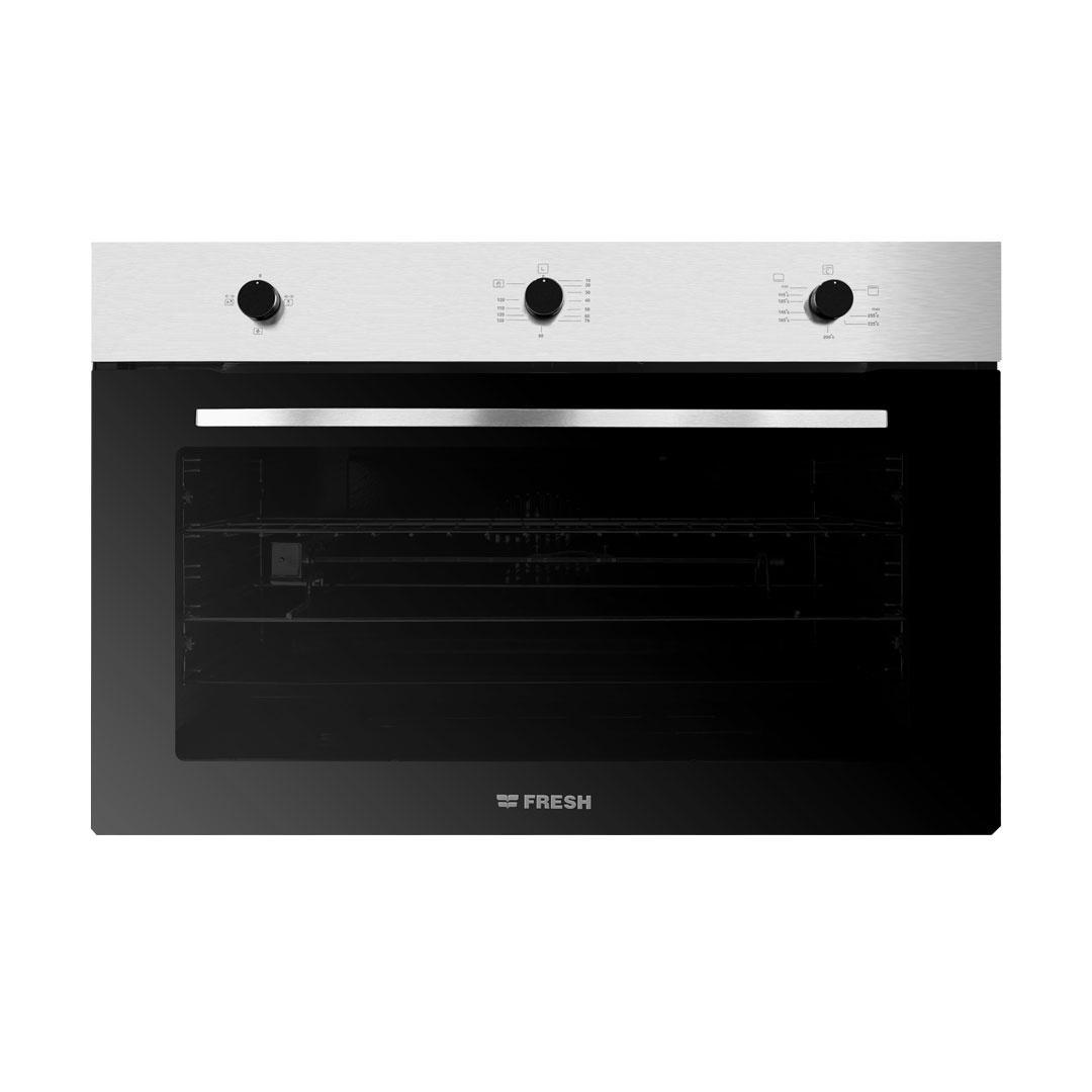 Fresh Top Built-in Dual Fuel Oven, 124 Liters, 90 CM, Stainless Steel - 17516