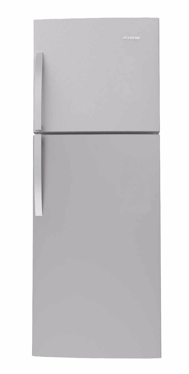 Fresh Freestanding Refrigerator, No Frost, 2 Doors, 362 Litres, Silver - FNT-B470KT