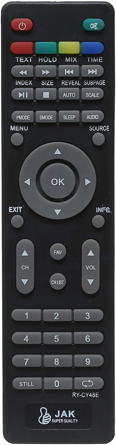 Remote Control for Jac TV - Black