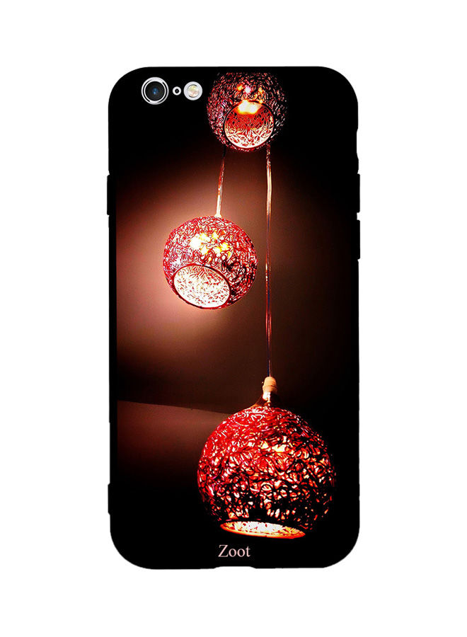Red Hanging Lamps Printed Back Cover for Apple iPhone 6S Plus
