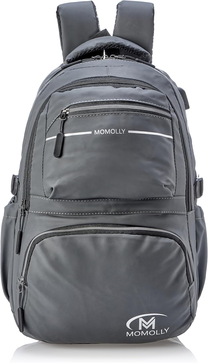 Mens grey backpack sales