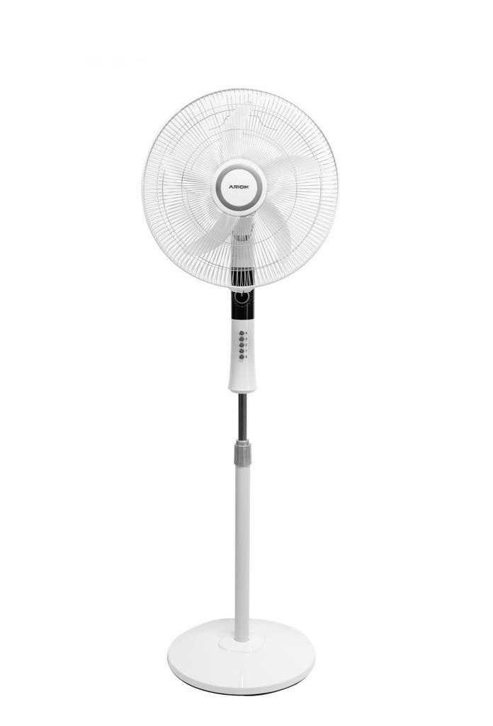 Arion Duke Stand Fan with Timer, 18 Inch, White and Black - FS-1840E