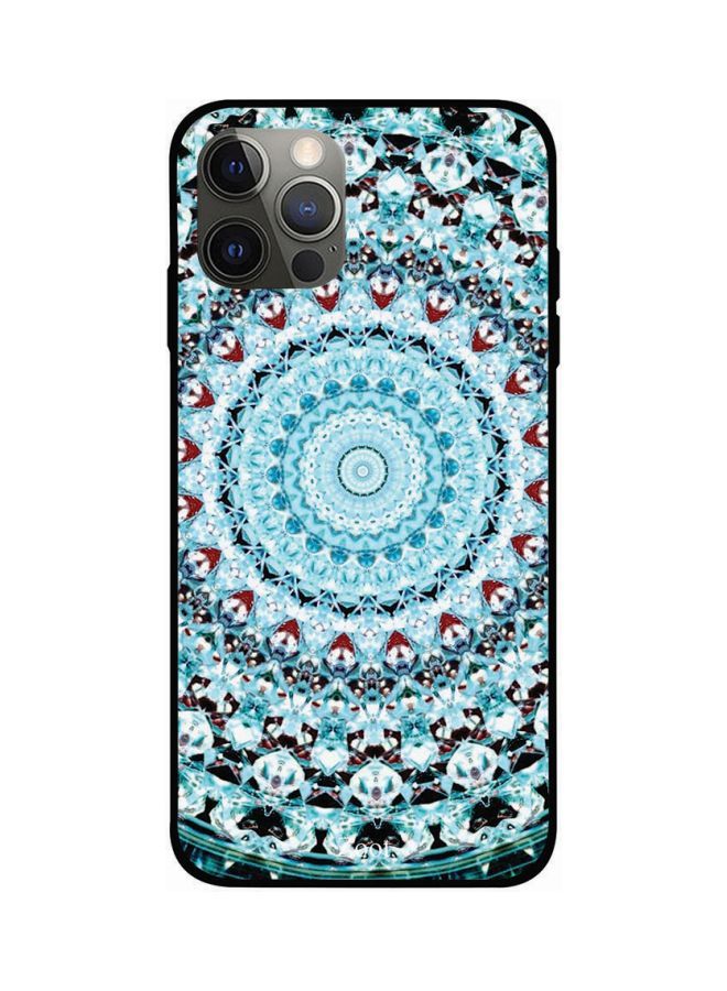 Abstract Blue Printed Back Cover for Apple iPhone 12 Pro