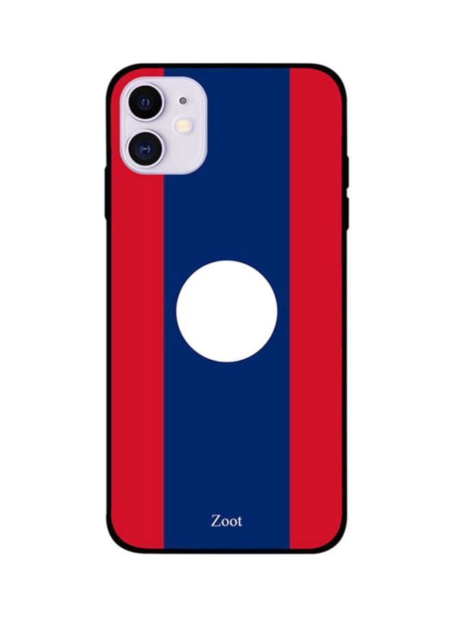 Laos Flag Printed Back Cover for Apple iPhone 11