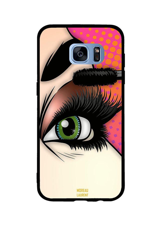 Moreau Laurent Making Eyelashes Printed TPU Back Cover For Samsung Galaxy S7 Edge