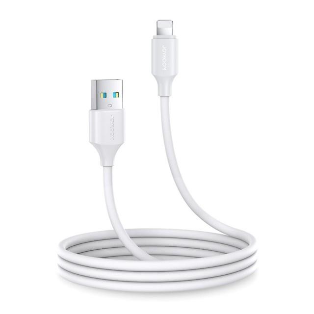 Joyroom USB-A to Lightning Charging and Data Cable, 1 Meter, White - S-UL012A9
