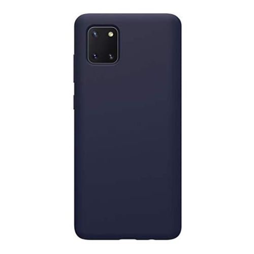 Stratg Silicone Back Cover for Samsung Galaxy Note 10 Lite - Navy Blue