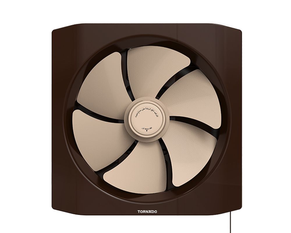 Tornado Kitchen Ventilating Fan, 25 cm, Creamy and Brown - TVH-25CN