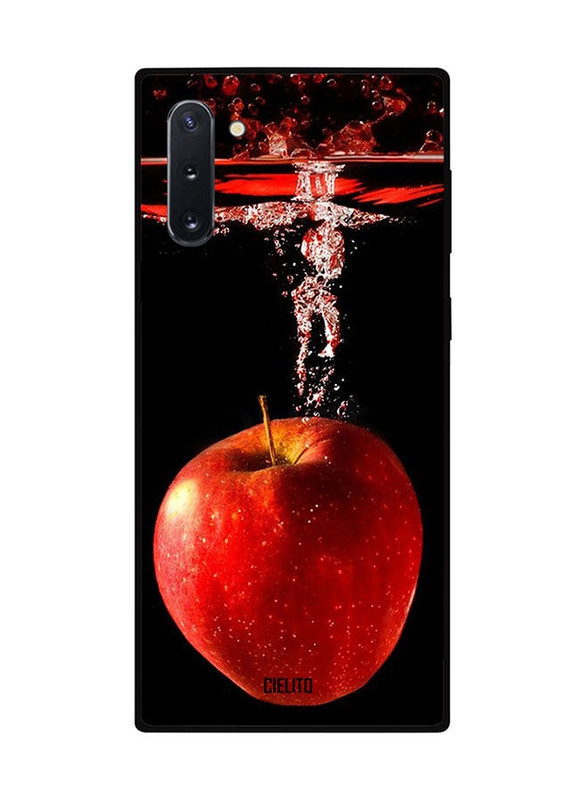 جراب ظهر سيليتو بطبعة تفاحة لسامسونج جالكسي نوت 10