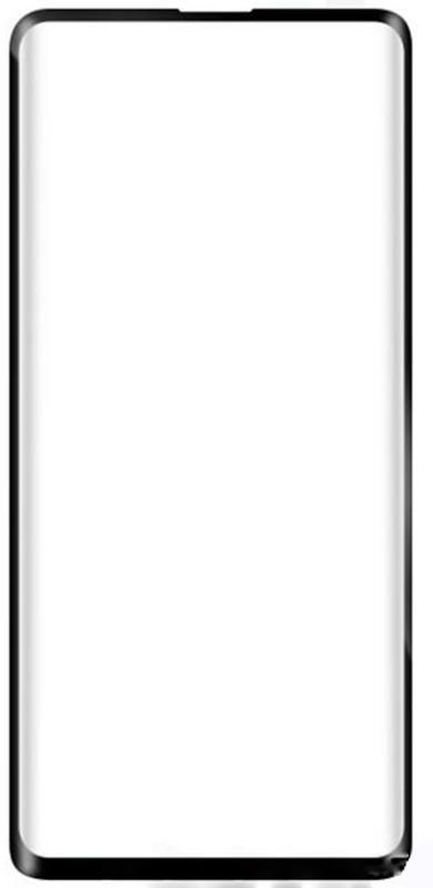 شاشة حماية 5D لسامسونج جالكسي S10 - شفاف باطار اسود