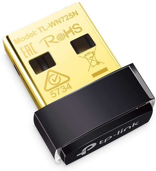 TP-Link TL-WN725N Wireless N Nano USB Adapter- Black