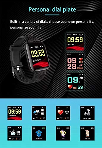 116 Plus Smart Watch Black Best price in Egypt B.TECH