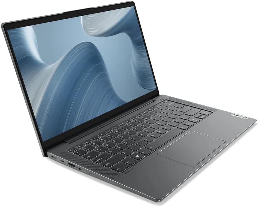 Lenovo Ideapad5 Laptop, Intel Core i7-1255U, 14 Inch, 512GB SSD, 16GB RAM, Nvidia GeForce MX550 2GB, FreeDos - Grey